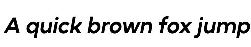 Preview of FONTSPRING DEMO - Minork Sans Bold Italic font