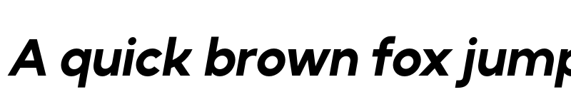 Preview of FONTSPRING DEMO - Minork Sans ExtBd Italic font