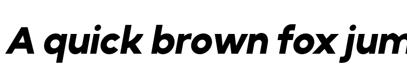 Preview of FONTSPRING DEMO - Minork Sans ExtBlk Italic font