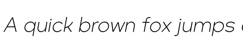 Preview of FONTSPRING DEMO - Minork Sans ExtLt Italic font