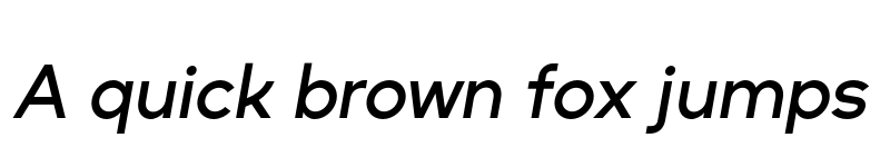 Preview of FONTSPRING DEMO - Minork Sans Med Italic font