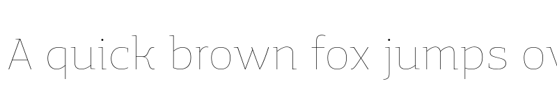 Preview of FONTSPRING DEMO - Mir Hairline Regular font