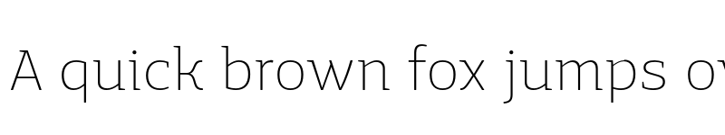 Preview of FONTSPRING DEMO - Mir UltraLight Regular font