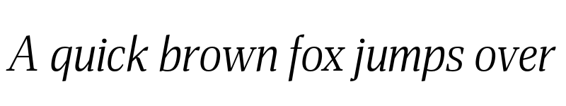 Preview of FONTSPRING DEMO - Miragem Book Italic Italic font