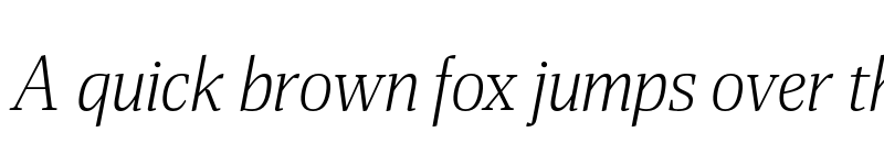 Preview of FONTSPRING DEMO - Miragem Light Italic Italic font