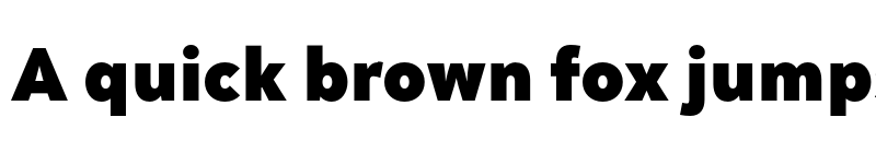 Preview of FONTSPRING DEMO - Mirai Black Bold font