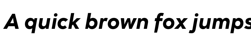 Preview of FONTSPRING DEMO - Mirai Bold Italic font