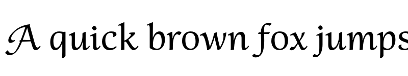 Preview of FONTSPRING DEMO - Mirandolina CalligrTwo Regular font