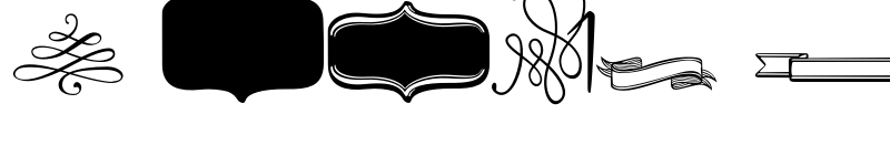 Preview of FONTSPRING DEMO - Mishka Ornaments Regular font