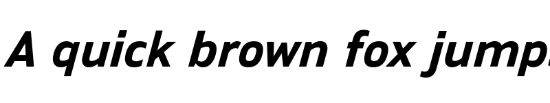 Preview of FONTSPRING DEMO - Mitram ExtraBold Italic font