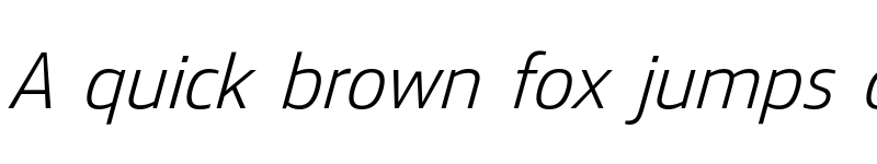 Preview of FONTSPRING DEMO - Mitram Medium Italic font