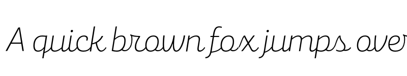 Preview of FONTSPRING DEMO - Mixa Extra Light Regular font