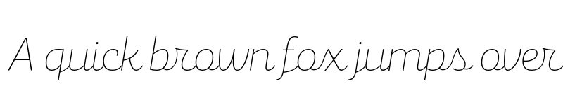 Preview of FONTSPRING DEMO - Mixa Thin Regular font