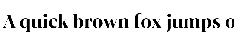 Preview of FONTSPRING DEMO - Mixta Didone Alt Bold Regular font