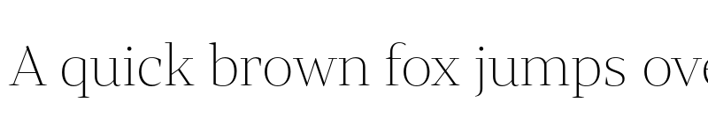 Preview of FONTSPRING DEMO - Mixta Didone Alt UltraLight Regular font