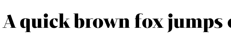 Preview of FONTSPRING DEMO - Mixta Didone Black Regular font