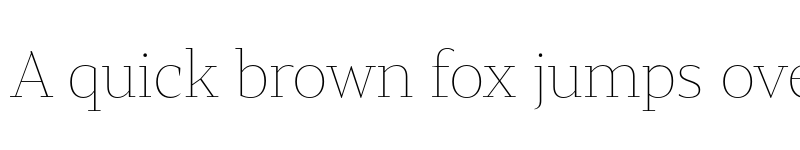 Preview of FONTSPRING DEMO - Mixta Didone Thin Regular font