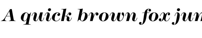 Preview of FONTSPRING DEMO - Modern 216 Bold Italic font