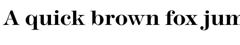 Preview of FONTSPRING DEMO - Modern 216 Bold font