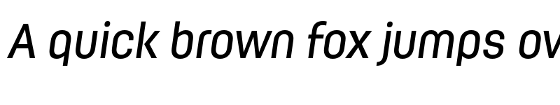 Preview of FONTSPRING DEMO - Moderna Condensed Medium It Regular font