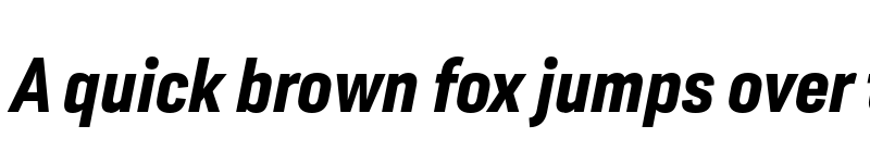 Preview of FONTSPRING DEMO - Moderna Sans Bold Cnd It Regular font