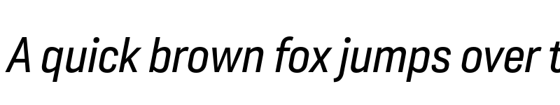 Preview of FONTSPRING DEMO - Moderna Sans Cnd It Regular font