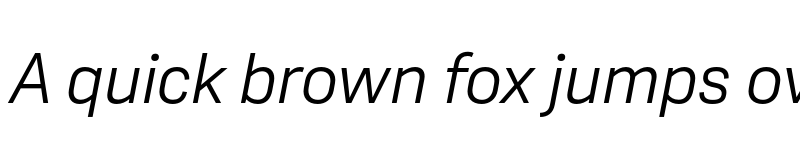 Preview of FONTSPRING DEMO - Moderna Sans Light It Regular font