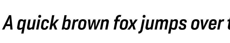 Preview of FONTSPRING DEMO - Moderna Sans Medium Cnd It Regular font