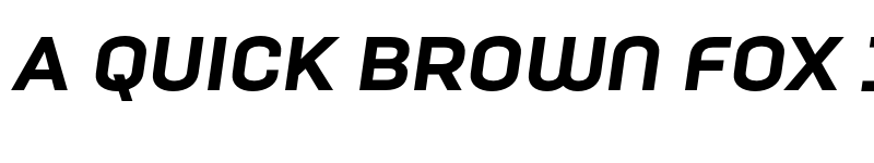 Preview of FONTSPRING DEMO - ModernaUnicase Black Italic font