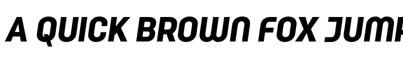 Preview of FONTSPRING DEMO - ModernaUnicase Condensed Black Italic font
