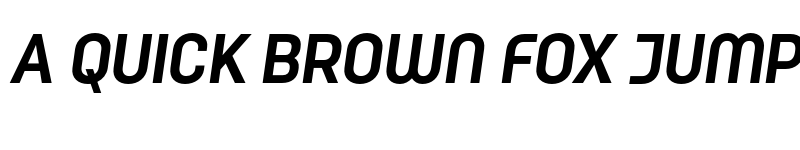 Preview of FONTSPRING DEMO - ModernaUnicase Condensed Bold Italic font