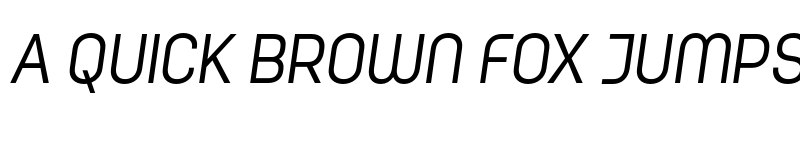 Preview of FONTSPRING DEMO - ModernaUnicase Condensed Light Italic font