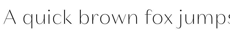 Preview of FONTSPRING DEMO - Modny Thin Regular font