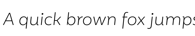 Preview of FONTSPRING DEMO - Mohr ExtraLight It Regular font