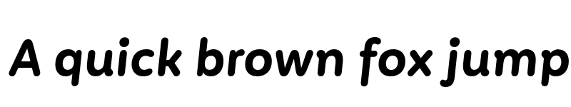 Preview of FONTSPRING DEMO - Mohr Rounded SemiBold It Regular font