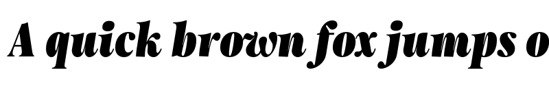 Preview of FONTSPRING DEMO - Moisette Black Italic font