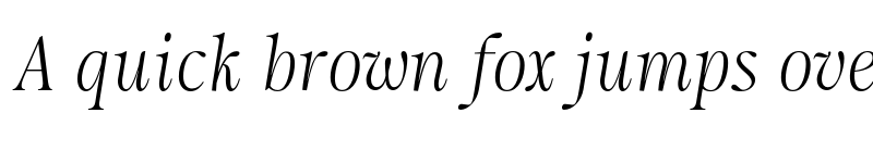 Preview of FONTSPRING DEMO - Moisette Light Italic font