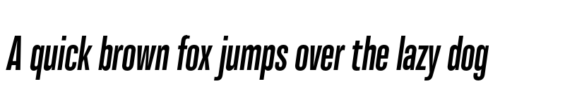 Preview of FONTSPRING DEMO - Molde Compressed-Black Italic font