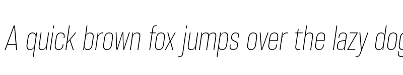 Preview of FONTSPRING DEMO - Molde Condensed-UltraLight Italic font