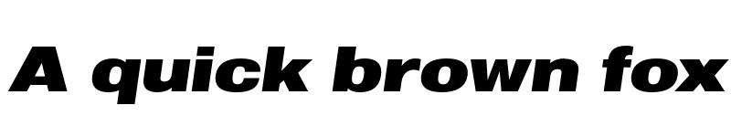 Preview of FONTSPRING DEMO - Molde Expanded-Black Italic font