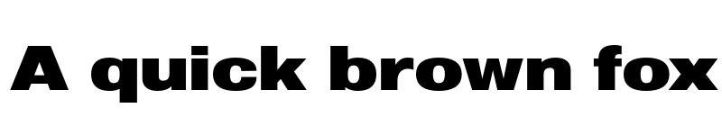 Preview of FONTSPRING DEMO - Molde Expanded-Black Regular font