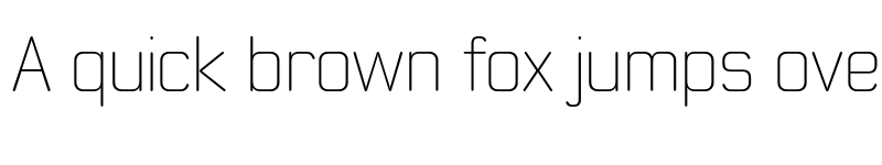 Preview of FONTSPRING DEMO - Moldr Extra Light Regular font