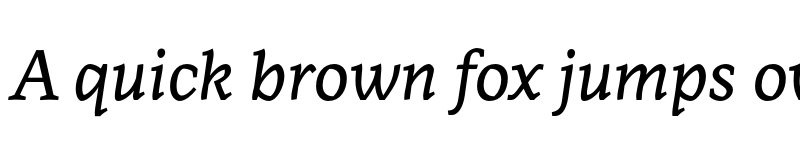 Preview of FONTSPRING DEMO - Monark Book Italic font