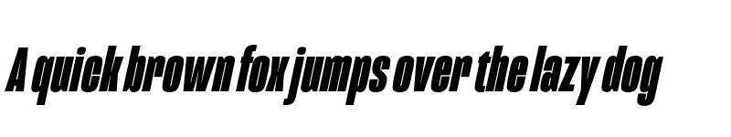 Preview of FONTSPRING DEMO - Mongoose Black Italic font
