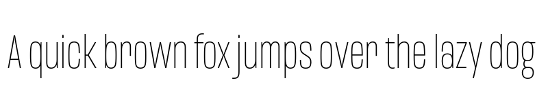 Preview of FONTSPRING DEMO - Mongoose Thin Regular font