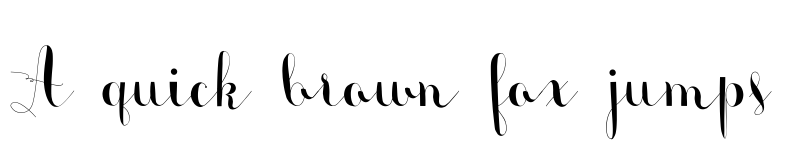 Preview of FONTSPRING DEMO - monmica fancy Regular font