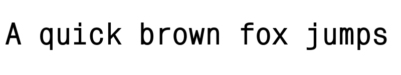 Preview of FONTSPRING DEMO - MonoCondensed Bold font