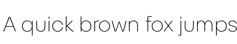 Preview of FONTSPRING DEMO - Monolight Extralight Regular font