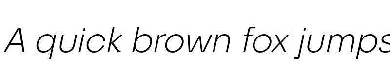 Preview of FONTSPRING DEMO - Monolight Light italic Regular font