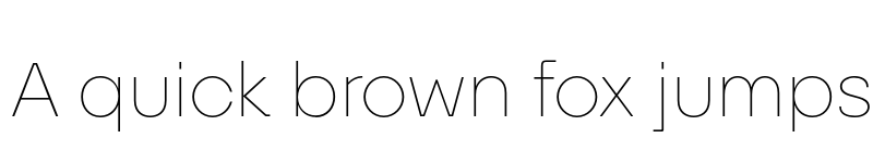 Preview of FONTSPRING DEMO - Monolight Thin Regular font